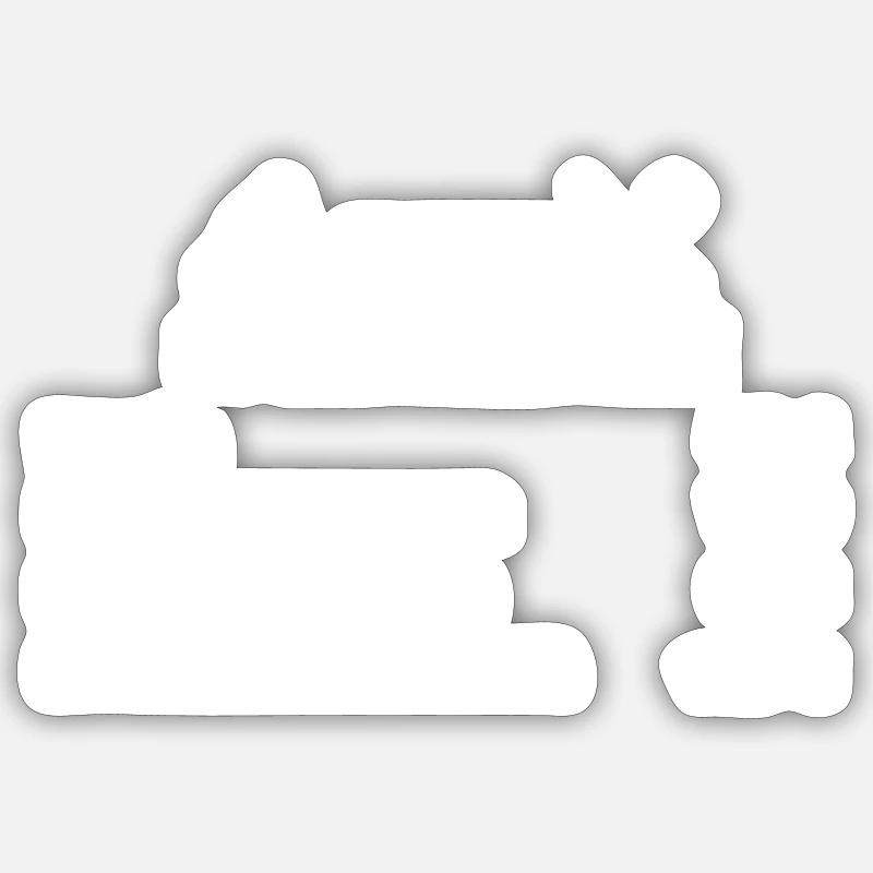 Sticker Größe S (10 x 10 cm) - 