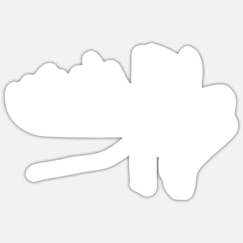 Hirschkopf - Hirsch - Rotwild Sticker Größe S (10 x 10 cm)