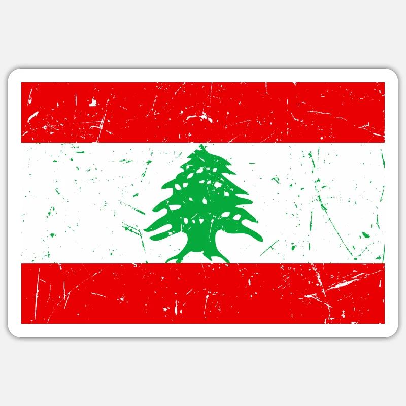 Liban, Liban Sticker taille S (10 x 10 cm)