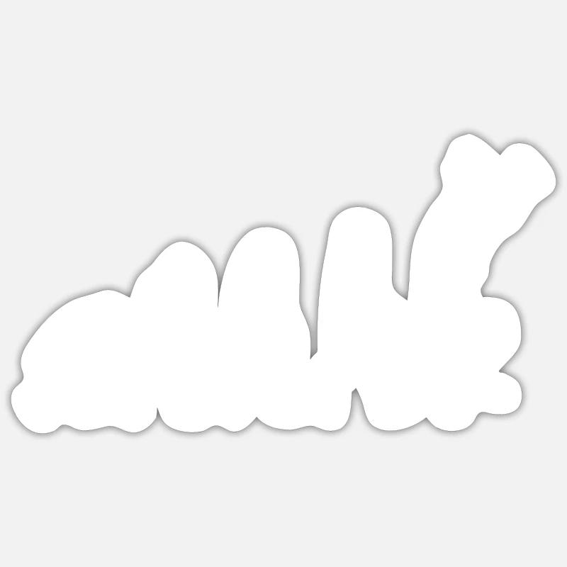 Gymnastics handstand evolution Sticker size S (10 x 10 cm)