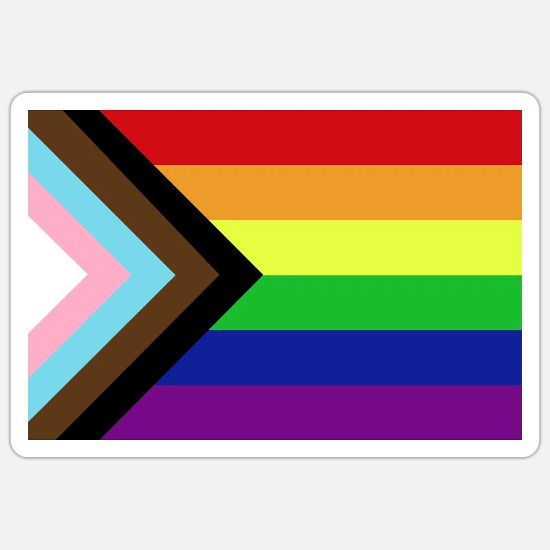Flag Pride 2020 Sticker Größe S (10 x 10 cm)