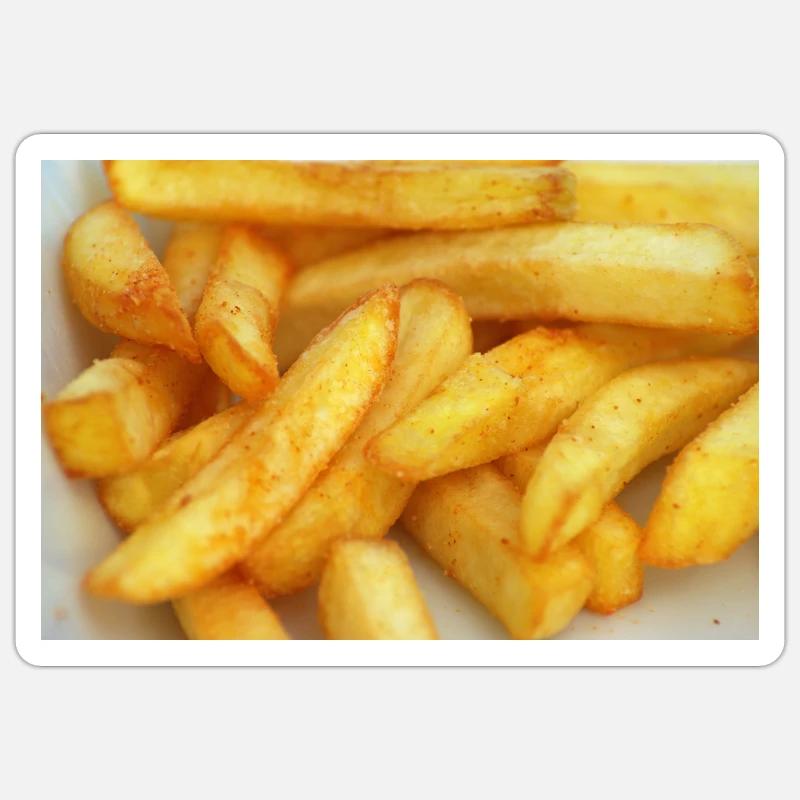frites Sticker taille S (10 x 10 cm)