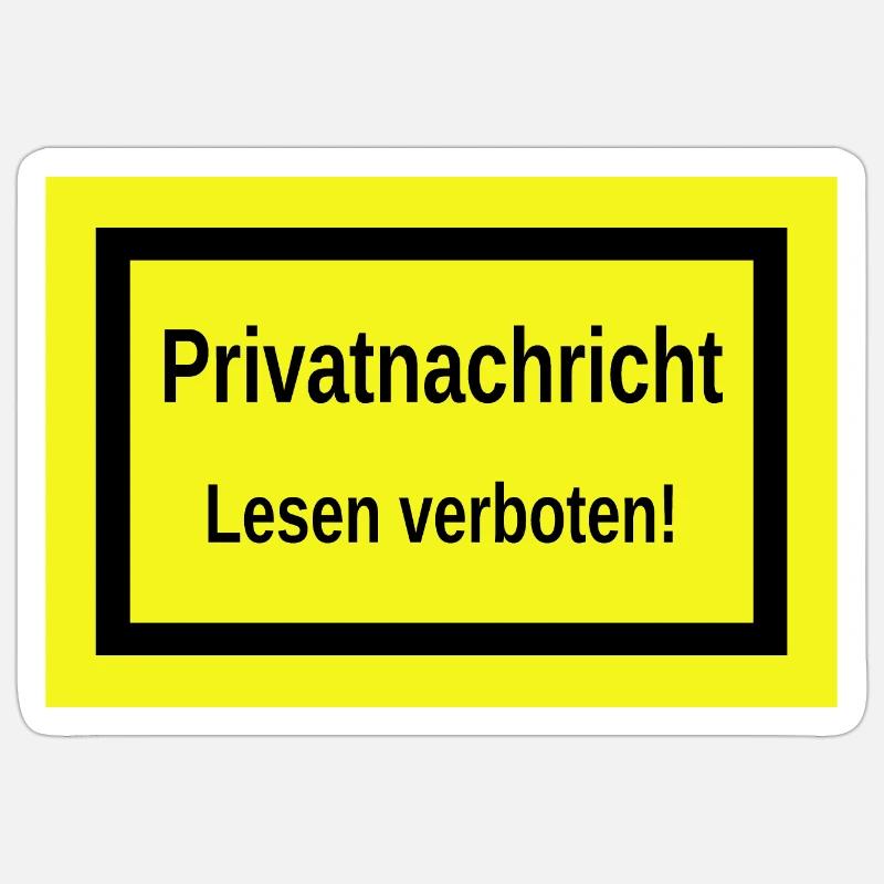 Sticker Größe S (10 x 10 cm) - 