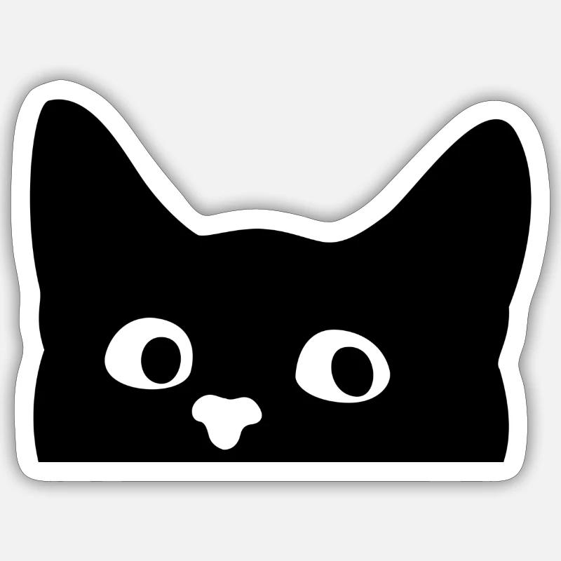 chat Sticker taille S (10 x 10 cm)