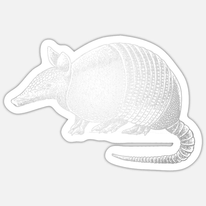 armadillo Sticker size S (10 x 10 cm)