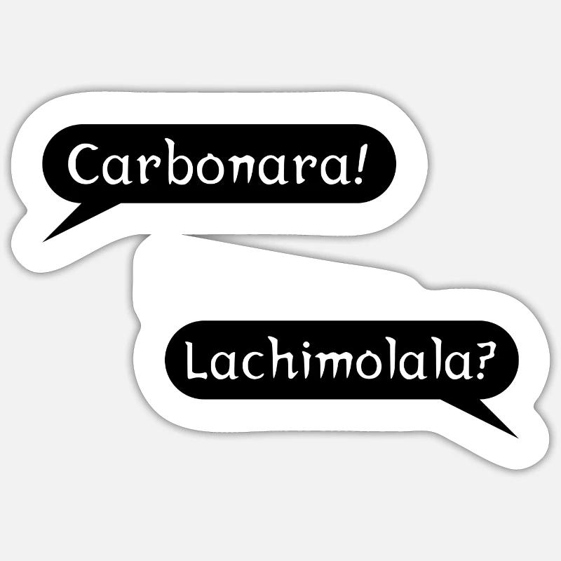 Lachimolala 4 - Sticker taille S (10 x 10 cm) - blanc mat