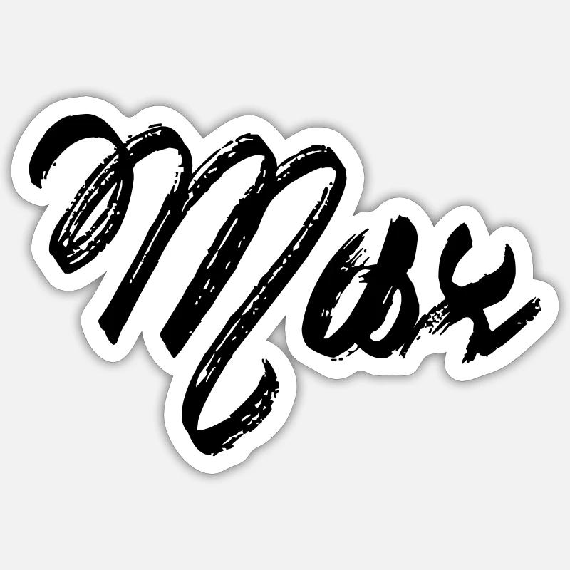 Max Sticker Größe S (10 x 10 cm)