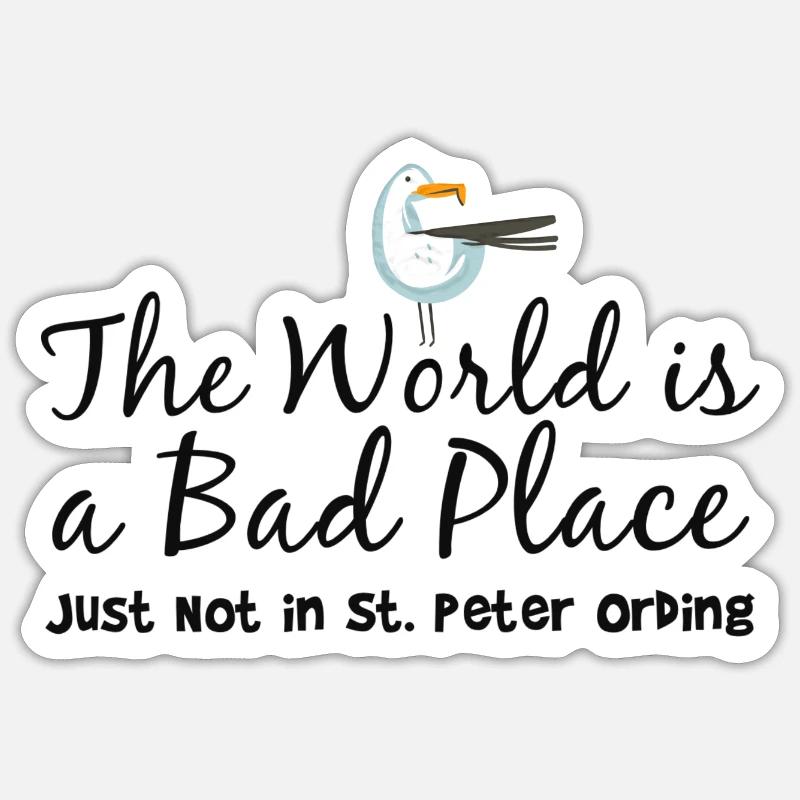 St. Peter Ording Sticker size S (10 x 10 cm)