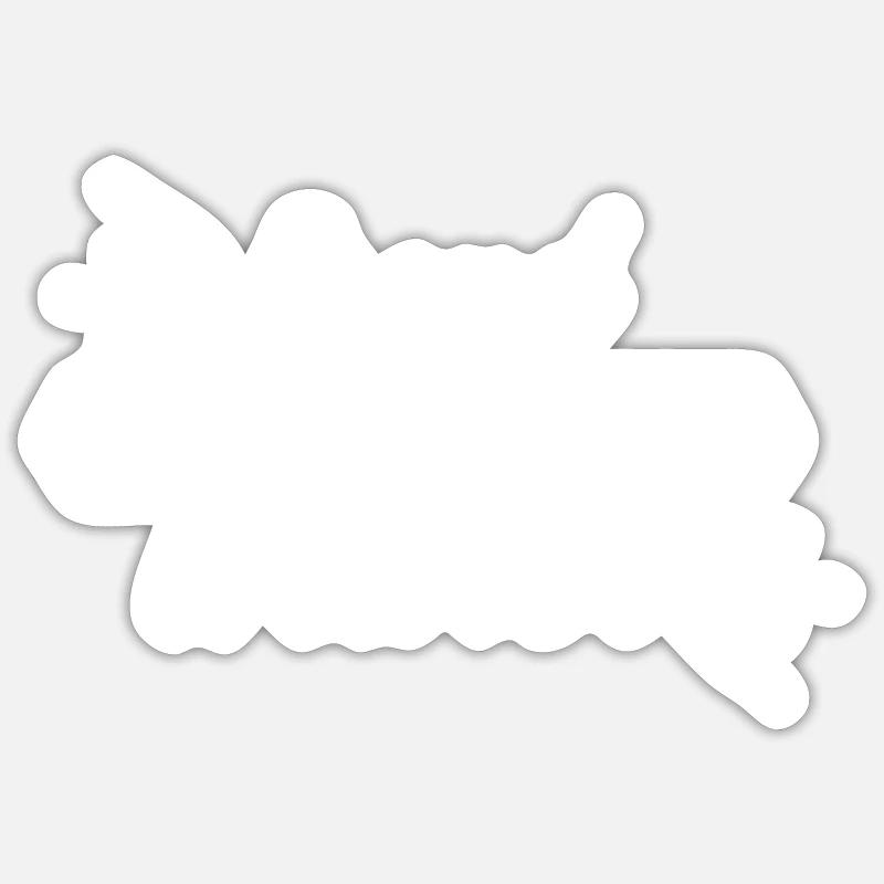 Prosthetic prosthesis Prosthesis Bionics - Sticker size S (10 x 10 cm) - white matte