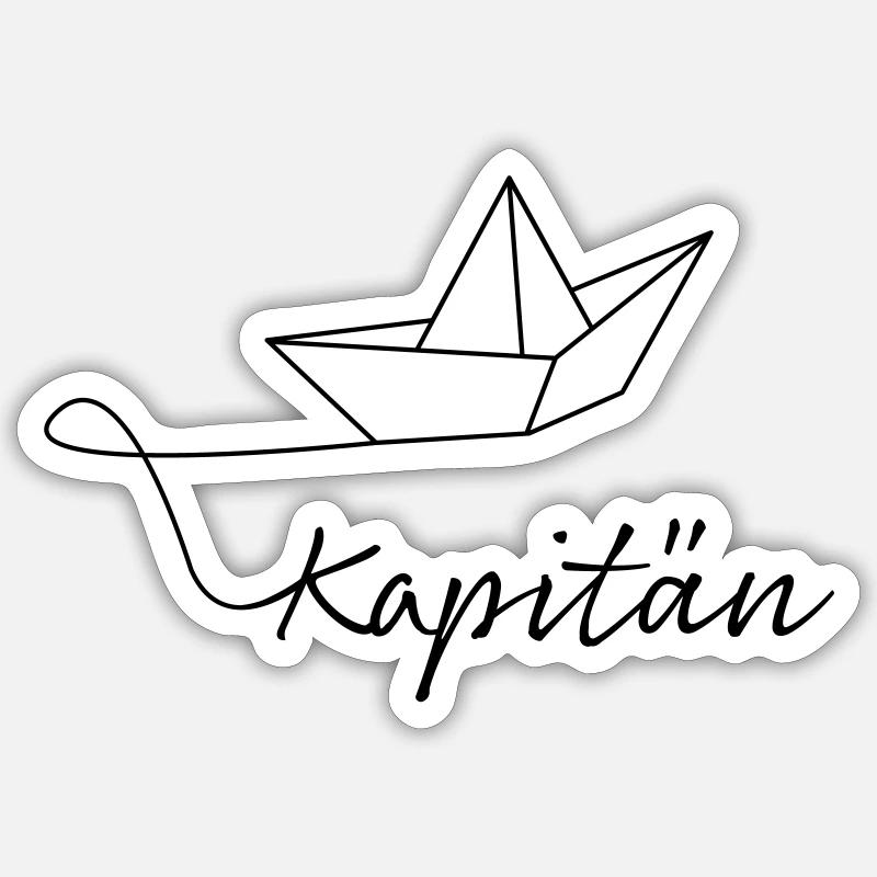 Capitaine Sticker taille S (10 x 10 cm)