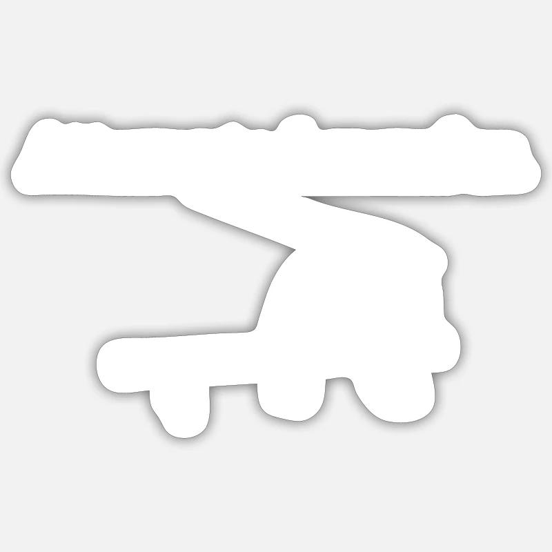 tentative Sticker taille S (10 x 10 cm)