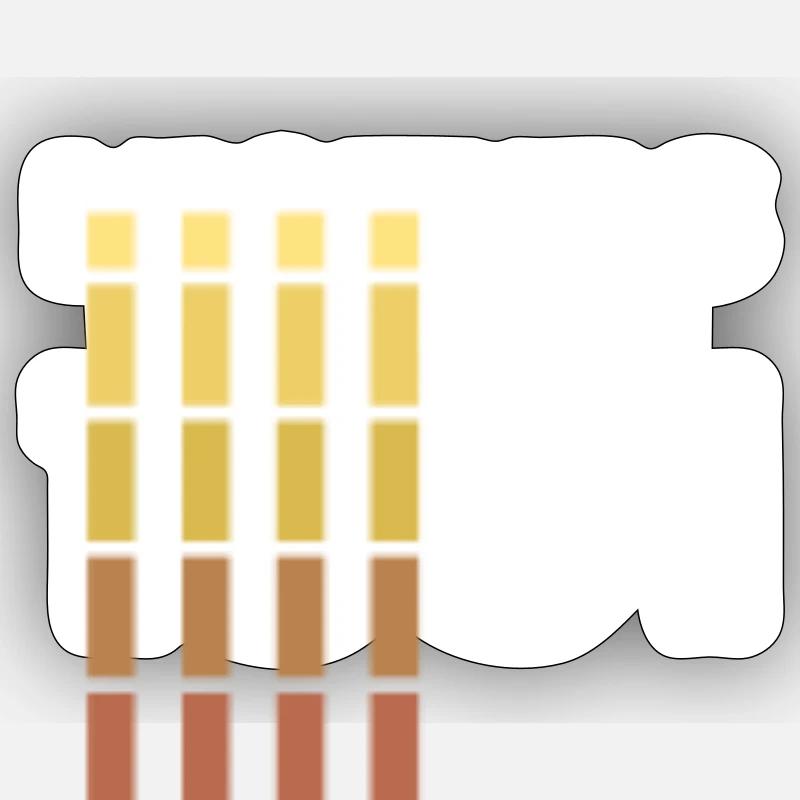 1991 - Sticker taille S (10 x 10 cm) - blanc mat