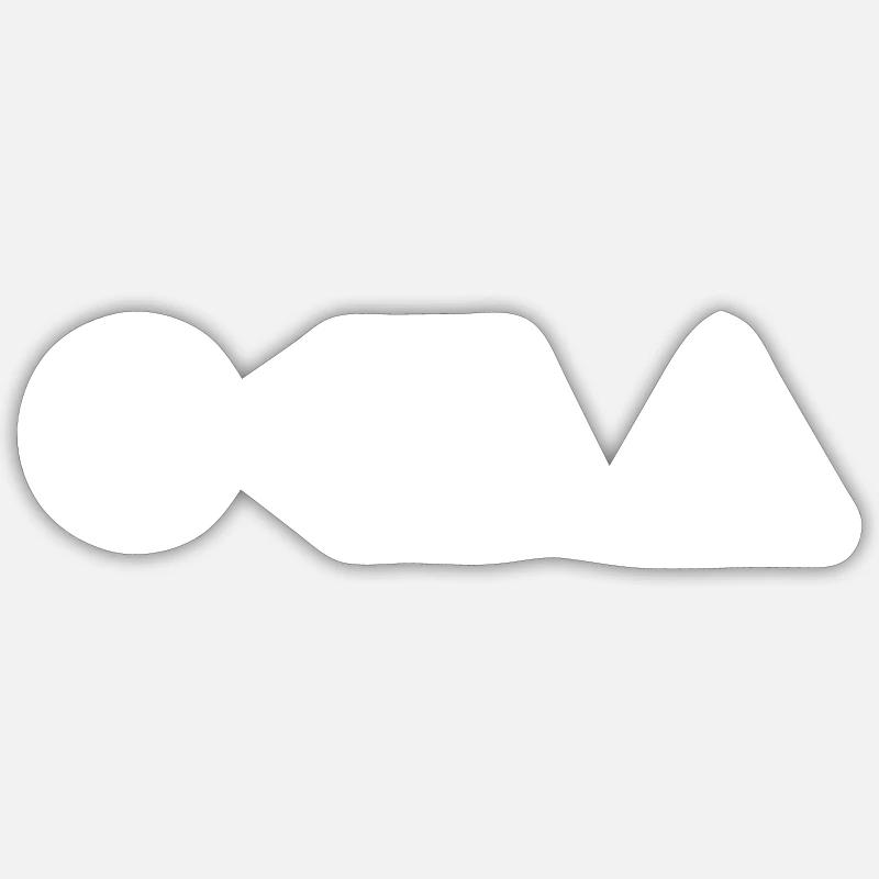 forme geometricamente Sticker formato S (10 x 10 cm)