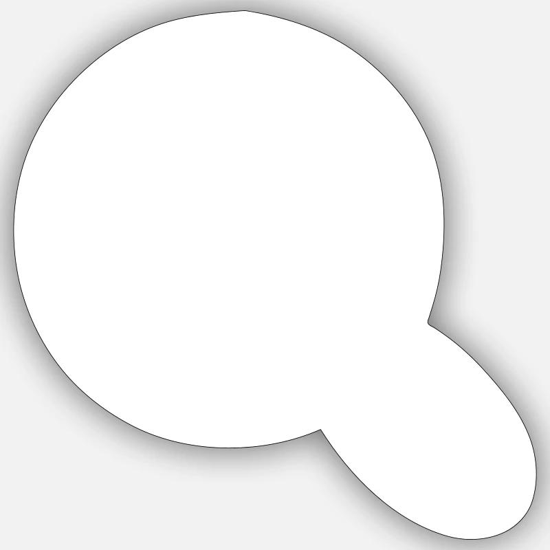 Magnifying magnifying Sticker size S (10 x 10 cm)