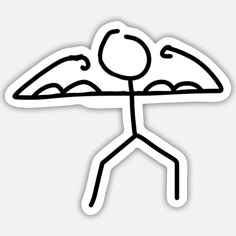 Sticker Größe S (10 x 10 cm) - 