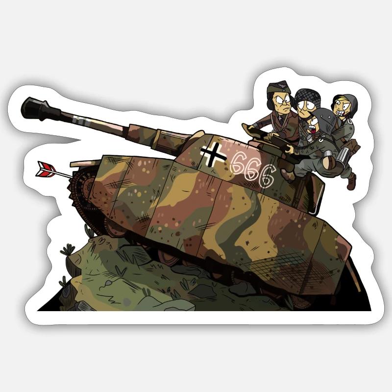 Sticker Größe S (10 x 10 cm) - 