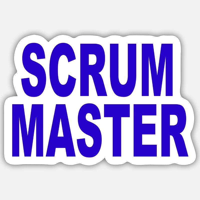 Agile - Scrum Master Sticker size S (10 x 10 cm)