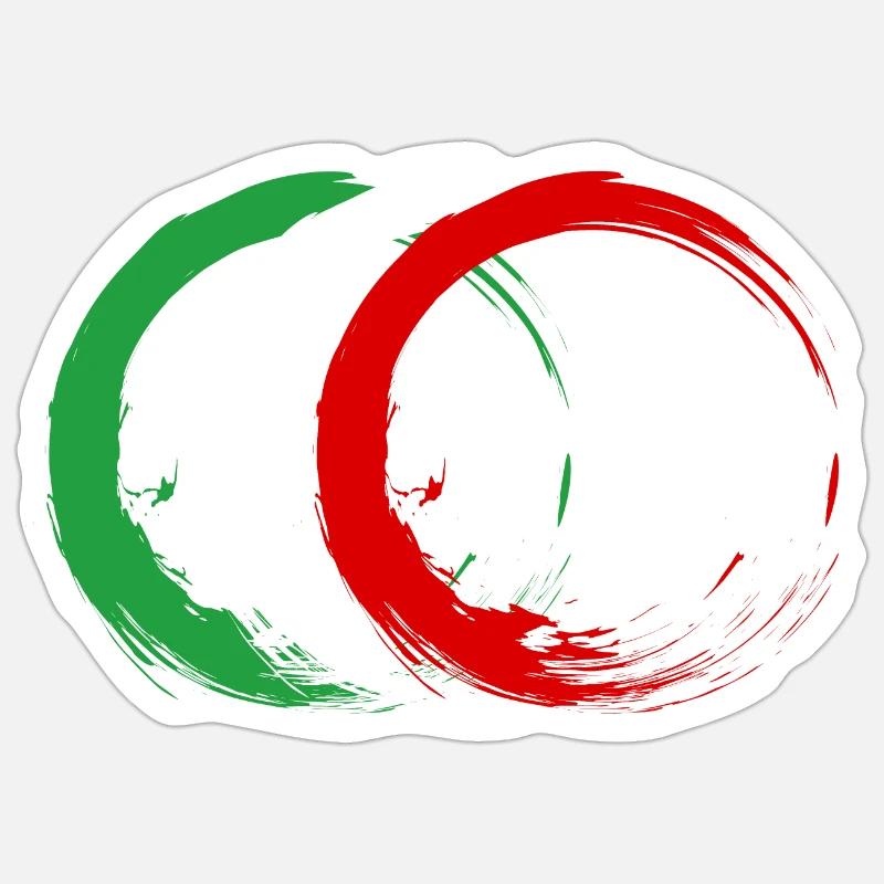 Iran - Sticker taille S (10 x 10 cm) - blanc mat