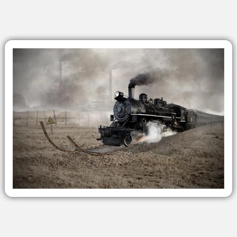 Wild Train Sticker size S (10 x 10 cm)
