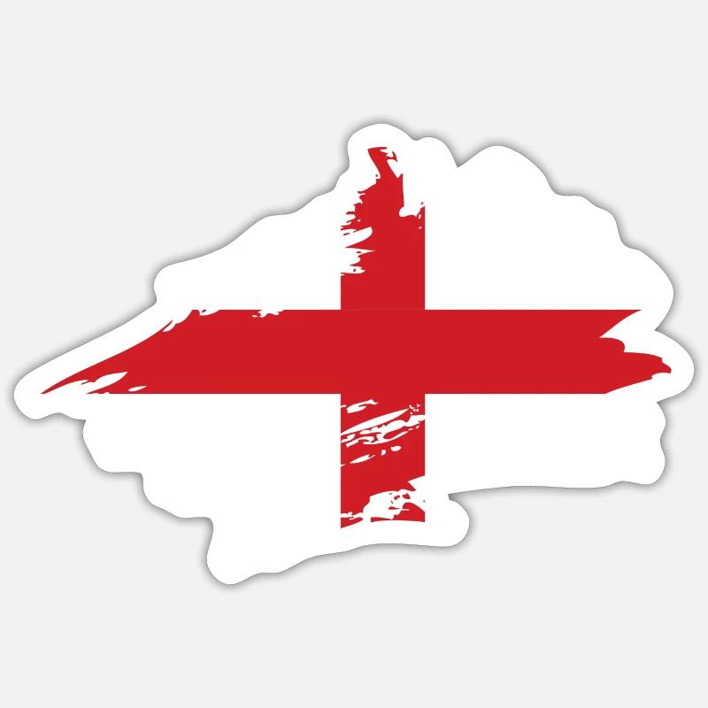 Drapeau Angleterre Drapeau anglais Anglais Anglais Sticker taille S (10 x 10 cm)