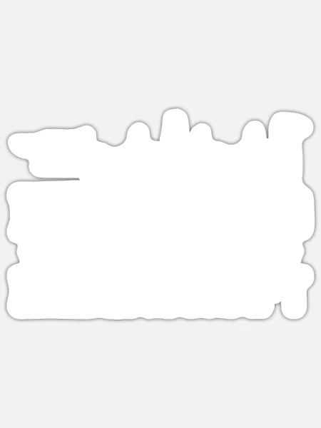 Hufschmied Leidenschaft Herzschlag Schmied - Sticker Größe S (10 x 10 cm) - Mattweiß