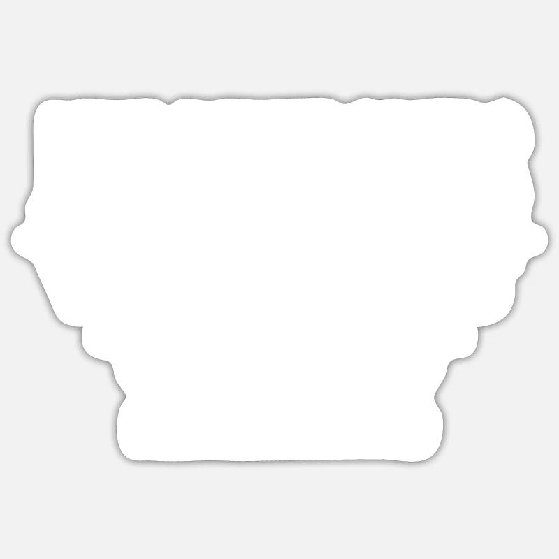 Java Developer - Sticker taille S (10 x 10 cm) - blanc mat