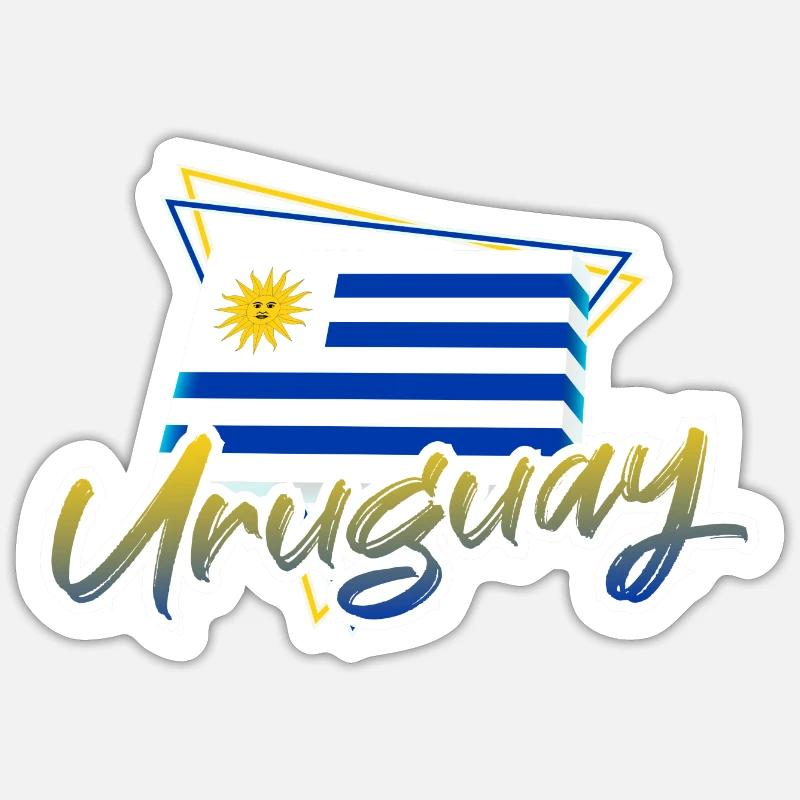 Uruguay - Sticker size S (10 x 10 cm) - white matte