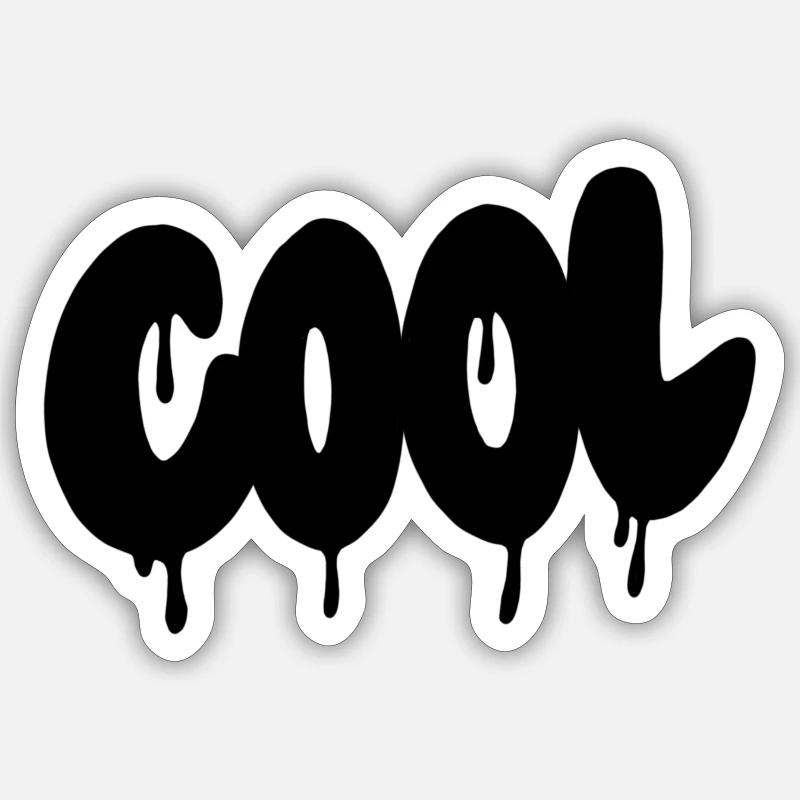 Cool Graffiti Sticker Größe S (10 x 10 cm)