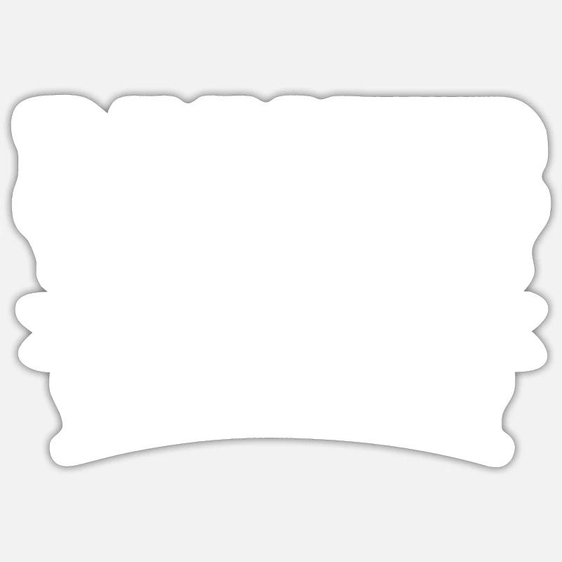 Badisch - Sticker Größe S (10 x 10 cm) - Mattweiß