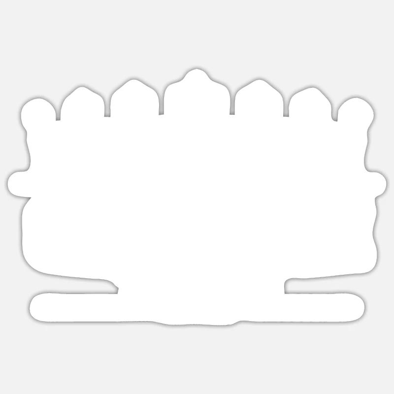 Quentin - Sticker size S (10 x 10 cm) - white matte