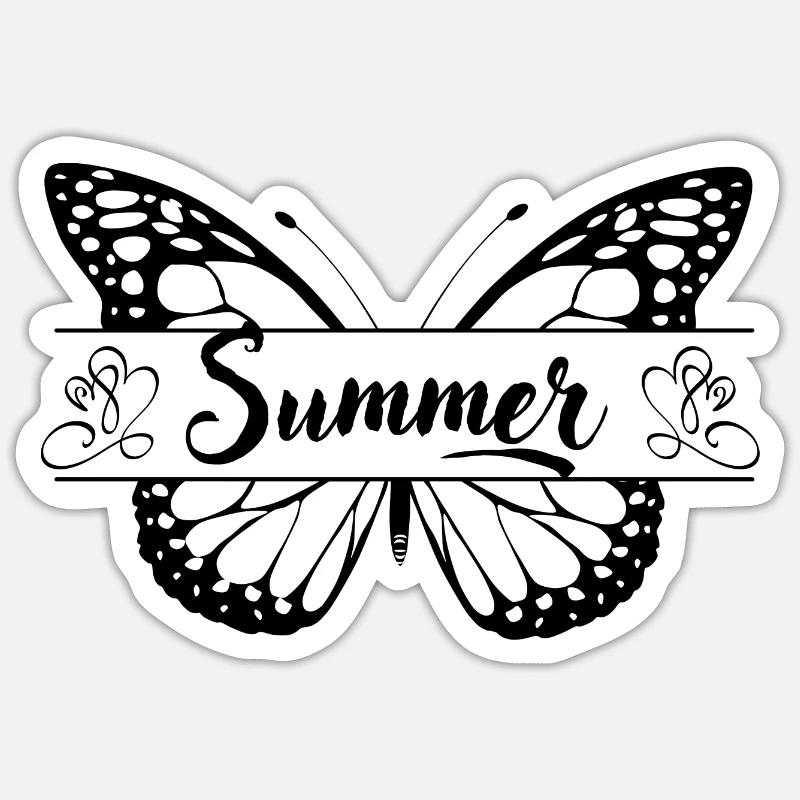 Buzzer - Sticker taille S (10 x 10 cm) - blanc mat