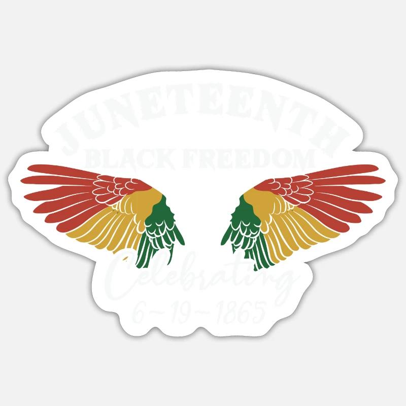 Juneteenth Black History Day Pride Gift Sticker size S (10 x 10 cm)