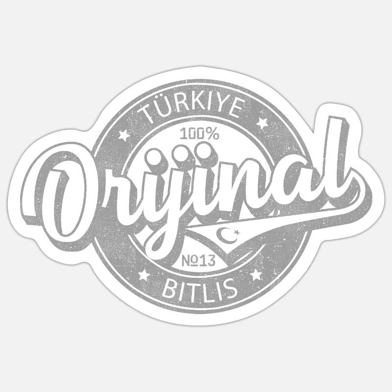 Bitlis - Sticker Größe S (10 x 10 cm) - Mattweiß