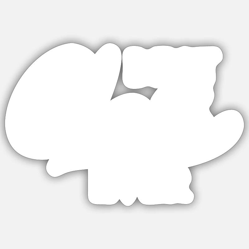 Best class - Sticker size S (10 x 10 cm) - white matte