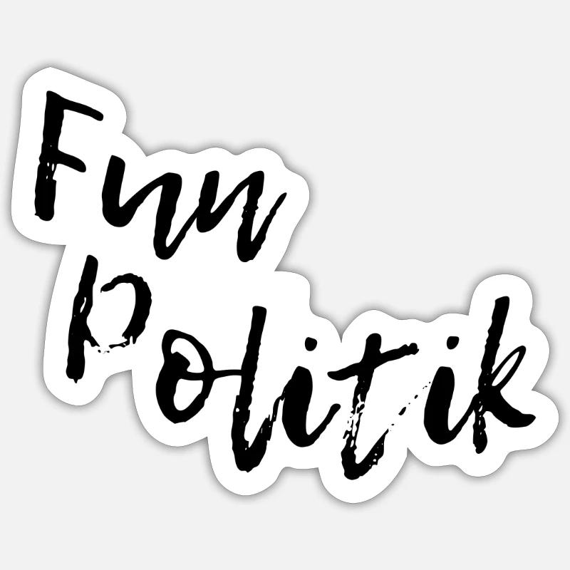 Fun Policy Sticker size S (10 x 10 cm)