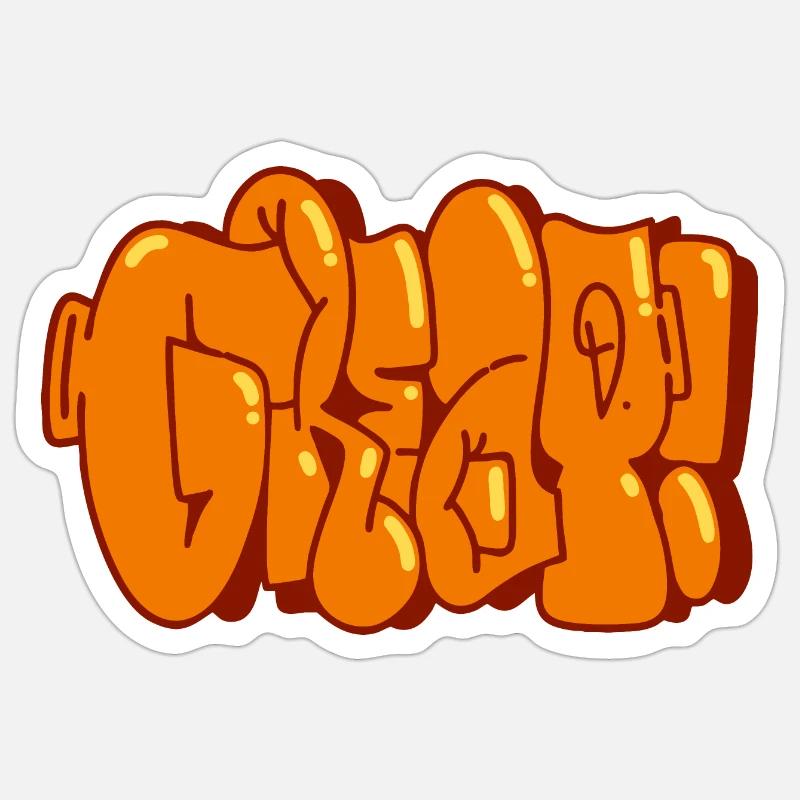 GREAT BUBBLE - Sticker size S (10 x 10 cm) - white matte