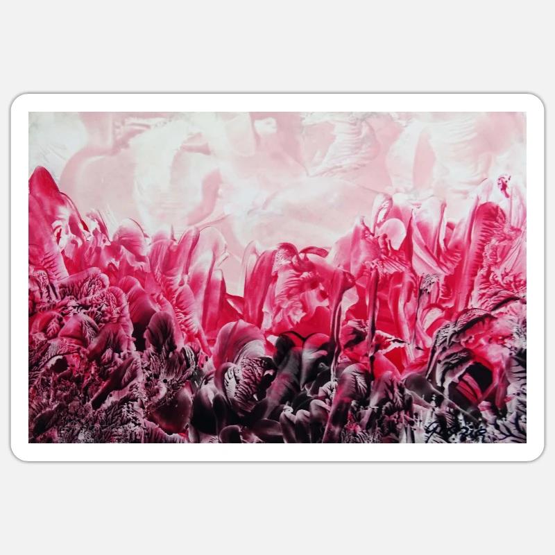67Sentitok - Sticker Größe S (10 x 10 cm) - Mattweiß