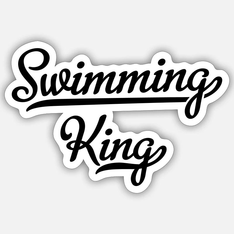Schwimmen Sticker Größe S (10 x 10 cm)