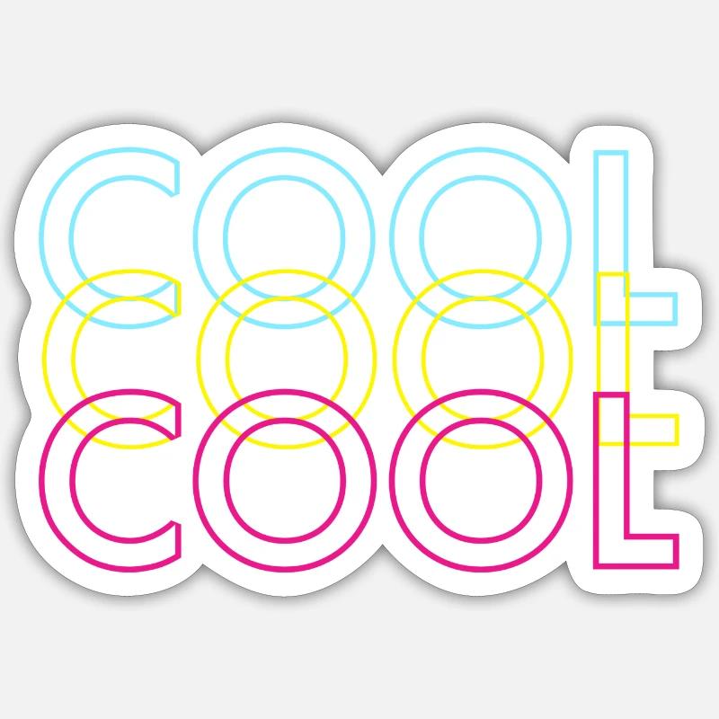 COOL Sticker size S (10 x 10 cm)