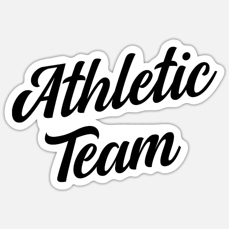 Athletic Team Sticker size S (10 x 10 cm)