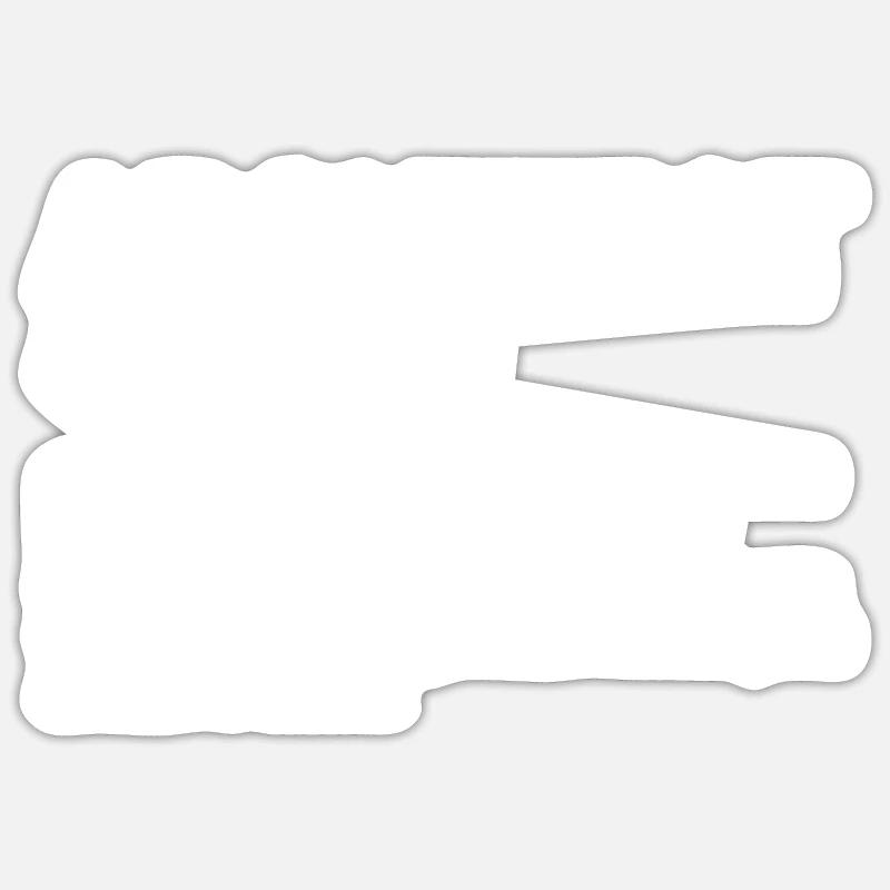 Architecte Art Architecture Designer - Sticker taille S (10 x 10 cm) - blanc mat