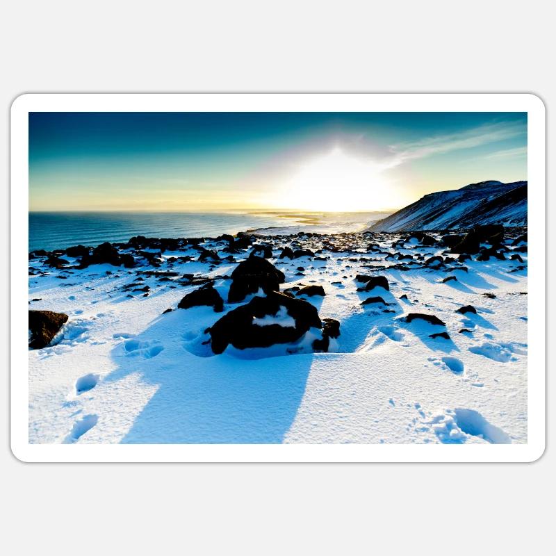 sunset Sticker taille S (10 x 10 cm)