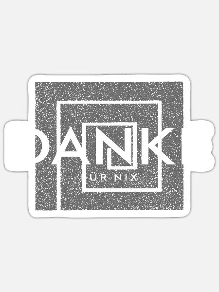Danke für nichts- auf ein neues - Sticker Größe S (10 x 10 cm) - Mattweiß