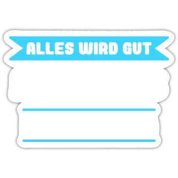 Matthias Name Design für stolze Matthias - Sticker Größe S (10 x 10 cm) - Mattweiß - Vorne