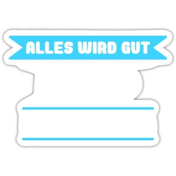 Bernd Name Design für stolze Bernds - Sticker Größe S (10 x 10 cm) - Mattweiß - Vorne