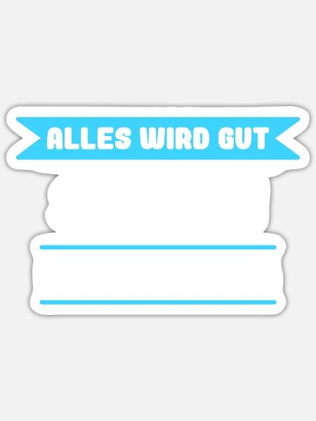 Stefan Name Design für stolze Stefans - Sticker Größe S (10 x 10 cm) - Mattweiß