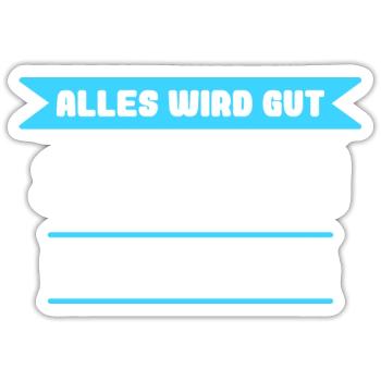 Stephan Name Design für stolze Stephans - Sticker Größe S (10 x 10 cm) - Mattweiß - Vorne
