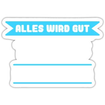 Thomas Name Design für stolze Thomas - Sticker Größe S (10 x 10 cm) - Mattweiß - Vorne