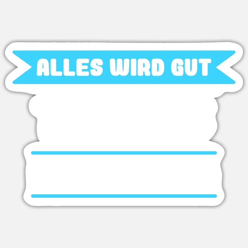 Thomas Name Design für stolze Thomas Sticker Größe S (10 x 10 cm)
