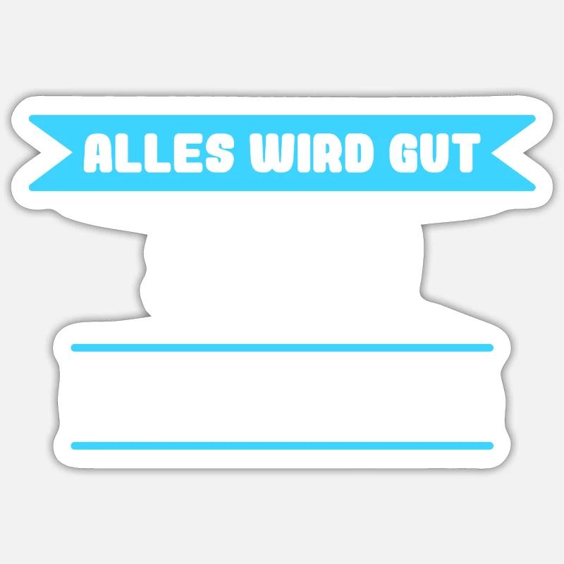 Sven Name Design für stolze Svens - Sticker Größe S (10 x 10 cm) - Mattweiß